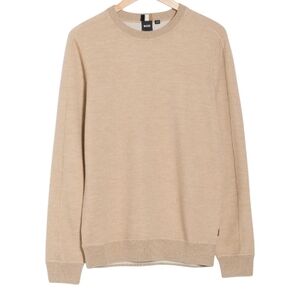 Hugo Boss Men's Beige Virgin Wool Sweater XL NWT